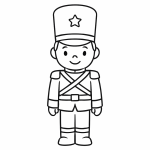 Ausmalbild Spielzeugsoldat